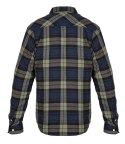 KOSZULA FLANELOWA GRANATOWO-OLIWKOWO-CZARNA, ROZMIAR XL