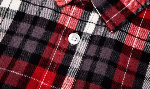 KOSZULA FLANELOWA KRATA CZERWONO-CZARNO-BIAŁA, ROZMIAR L KOSZULA FLANELOWA KRATA CZERWONO-CZARNO-BIAŁA, ROZMIAR L