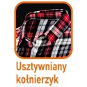 KOSZULA FLANELOWA KRATA CZERWONO-CZARNO-BIAŁA, ROZMIAR XXL