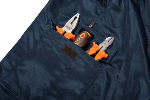 OGRODNICZKI ROBOCZE, OSTRZEGAWCZE, GRANATOWE, ROZMIAR S OGRODNICZKI ROBOCZE, OSTRZEGAWCZE, GRANATOWE, ROZMIAR S