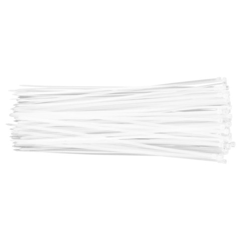 O PASKI ZACISKOWE 3.6 x 300 MM, 100 SZT., BIAŁE O PASKI ZACISKOWE 3.6 x 300 MM, 100 SZT., BIAŁE