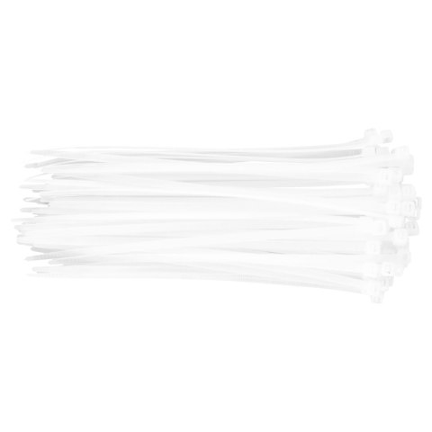 O PASKI ZACISKOWE 4.8 x 200 MM, 75 SZT., BIAŁE O PASKI ZACISKOWE 4.8 x 200 MM, 75 SZT., BIAŁE