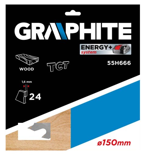 TARCZA DO PILARKI, WIDIOWA 150 x 10MM, 1.6MM , 24 ZĘBY, ENERGY+ TARCZA DO PILARKI, WIDIOWA 150 x 10MM, 1.6MM , 24 ZĘBY, ENERGY+