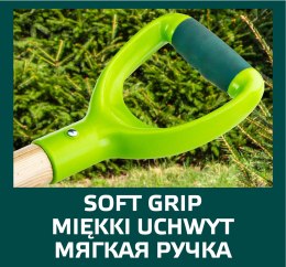WIDŁY DO KO PANIA 4 ZĘBY TRZONEK DREWNIANY , UCHWYT Z TWORZYWA