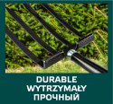 WIDŁY DO KO PANIA 4 ZĘBY TRZONEK DREWNIANY , UCHWYT Z TWORZYWA