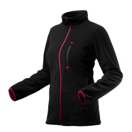 BLUZA  POLAROWA DAMSKA, CZARNA, ROZMIAR L