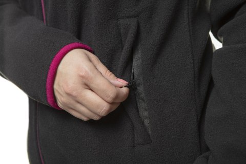 BLUZA POLAROWA DAMSKA, CZARNA, ROZMIAR M BLUZA POLAROWA DAMSKA, CZARNA, ROZMIAR M