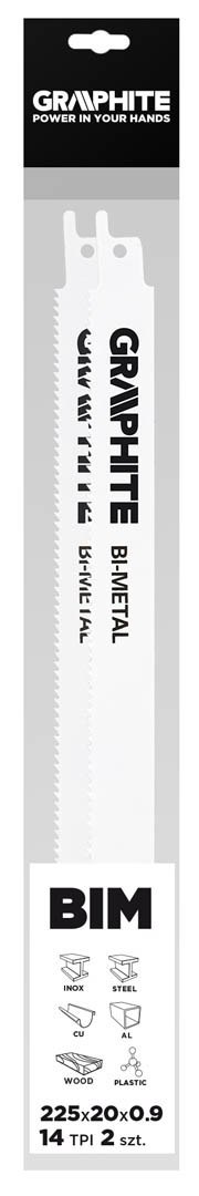 BRZESZCZOTY BAGNETOWE 225 x 20 x 0.9 MM, 10TPI, K PL. 2 SZT. BRZESZCZOTY BAGNETOWE 225 x 20 x 0.9 MM, 10TPI, K PL. 2 SZT.