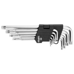 KLUCZE TORx T10-T50, ZESTAW 9 SZT.