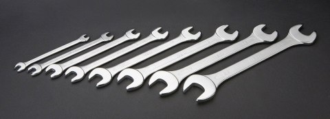 KLUCZE PŁASKO-OCZKOWE 6-19 MM, ZESTAW 8 SZT. KLUCZE PŁASKO-OCZKOWE 6-19 MM, ZESTAW 8 SZT.