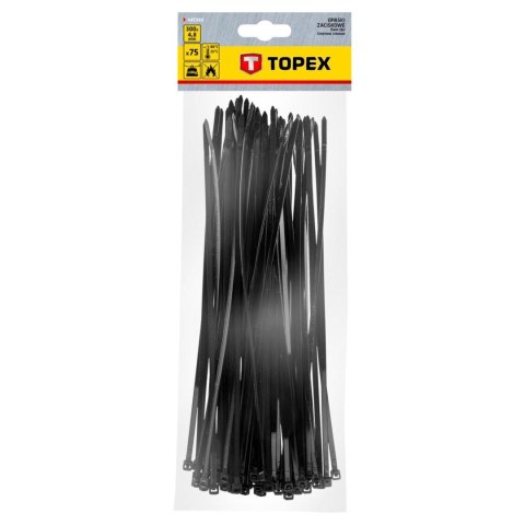 O PASKI ZACISKOWE 4.8 x 300 MM, 75 SZT., CZARNE O PASKI ZACISKOWE 4.8 x 300 MM, 75 SZT., CZARNE