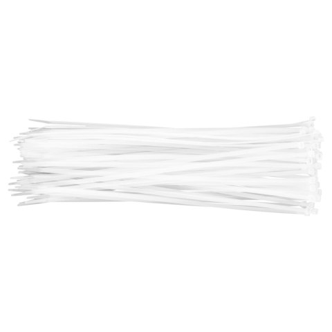 O PASKI ZACISKOWE 4.8 x 370 MM, 75 SZT., BIAŁE O PASKI ZACISKOWE 4.8 x 370 MM, 75 SZT., BIAŁE