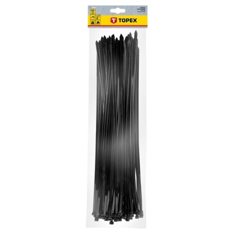 O PASKI ZACISKOWE 7.6 x 500 MM, 75 SZT., CZARNE O PASKI ZACISKOWE 7.6 x 500 MM, 75 SZT., CZARNE