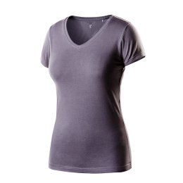 T-SHIRT DAMSKI CIEMNOSZARY, ROZMIAR L