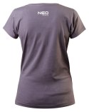 T-SHIRT DAMSKI CIEMNOSZARY, ROZMIAR XL