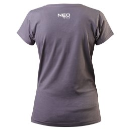 T-SHIRT DAMSKI CIEMNOSZARY, ROZMIAR XXL