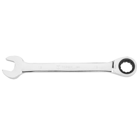 KLUCZ PŁASKO-OCZKOWY Z GRZECHOTKĄ, 19 MM KLUCZ PŁASKO-OCZKOWY Z GRZECHOTKĄ, 19 MM