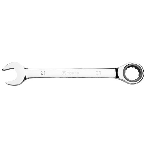 KLUCZ PŁASKO-OCZKOWY Z GRZECHOTKĄ, 21 MM KLUCZ PŁASKO-OCZKOWY Z GRZECHOTKĄ, 21 MM