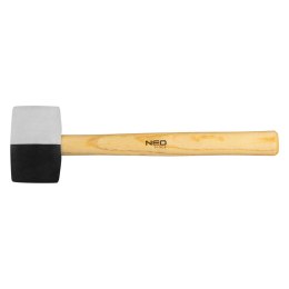 MŁOTEK GUMOWY 58 MM/450 G, CZARNO-BIAŁA GUMA