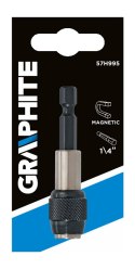 UCHWYT MAGNETYCZNY DO KOŃCÓWEK WKRĘTAKOWYCH 60 MM, TRZ PIEŃ 1/4"