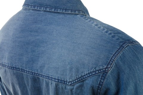 KOSZULA ROBOCZA DENIM, ROZMIAR L KOSZULA ROBOCZA DENIM, ROZMIAR L