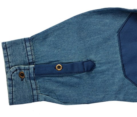 KOSZULA ROBOCZA DENIM, ROZMIAR L KOSZULA ROBOCZA DENIM, ROZMIAR L