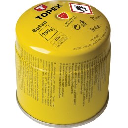 NABÓJ Z GAZEM BUTAN, 190 G, SYSTEM BLOKOWANIA WY PŁYWU GAZU