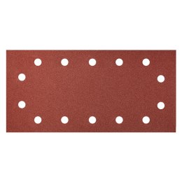 PA PIER ŚCIERNY NA RZE P 115 x 230 MM, K180, 5 SZT., Z OTWORAMI