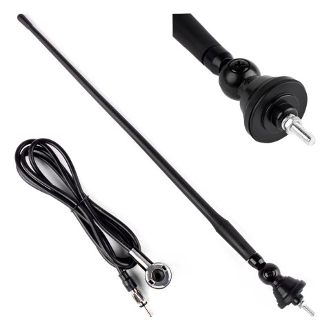 ANTENA SAMOCHODOWA 34 CM 5 MM ADA PTER ANT02 AMIO-01049 ANTENA SAMOCHODOWA 34 CM 5 MM ADA PTER ANT02 AMIO-01049