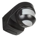 CZUJNIK MACLEAN, ŚCIENNY, RUCHU, ZMIERZCHU, 180° + 360°, 2000W, CZARNY, MCE295