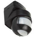 CZUJNIK MACLEAN, ŚCIENNY, RUCHU, ZMIERZCHU, 180° + 360°, 2000W, CZARNY, MCE295