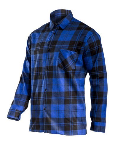 KOSZULA FLANELOWA GRANATOWA, 170G/M2, "S", CE, LAHTI KOSZULA FLANELOWA GRANATOWA, 170G/M2, "S", CE, LAHTI