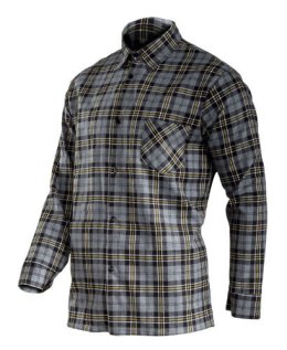 KOSZULA FLANELOWA SZARA, 170G/M2, 