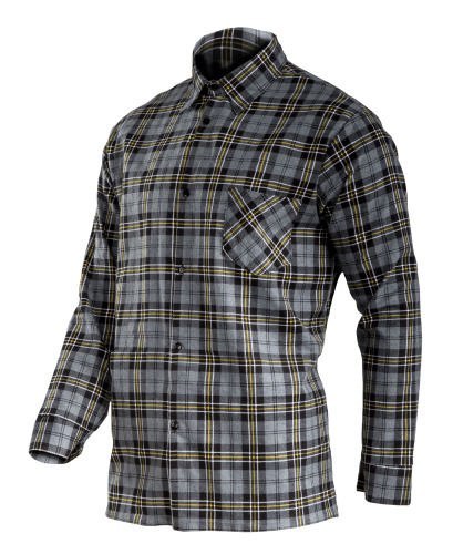 KOSZULA FLANELOWA SZARA, 170G/M2, "S", CE, LAHTI KOSZULA FLANELOWA SZARA, 170G/M2, "S", CE, LAHTI