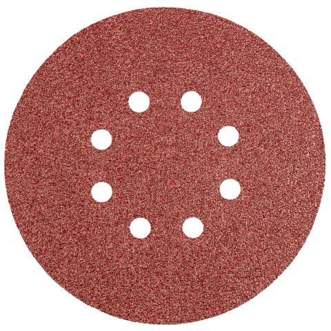 KRĄŻKI ŚCIERNE 150 MM, K40, 5 SZT., Z 8 OTWORAMI KRĄŻKI ŚCIERNE 150 MM, K40, 5 SZT., Z 8 OTWORAMI