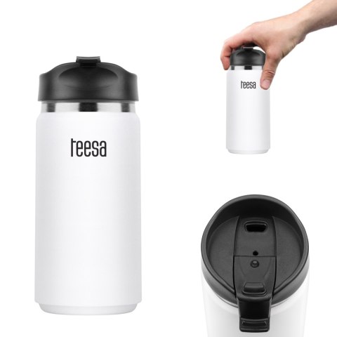 KUBEK TERMICZNY TEESA 350ML WHITE KUBEK TERMICZNY TEESA 350ML WHITE