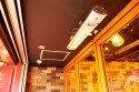 PROMIENNIK 2000W, IP55, ELEMENT GRZEJNY GOLDEN HALOGEN LAM P,  PILOT, REGULACJA MOCY 2  POZIOMY