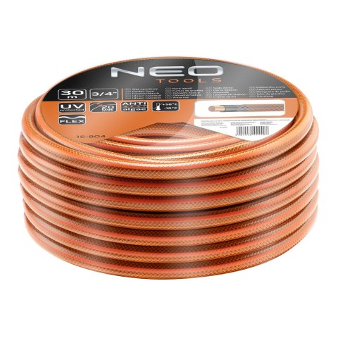 WĄŻ OGRODOWY 3/4"x30M, 4-WARSTWOWY NEO ECONOMIC WĄŻ OGRODOWY 3/4"x30M, 4-WARSTWOWY NEO ECONOMIC