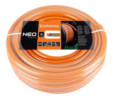 WĄŻ OGRODOWY 3/4"x30M, 4-WARSTWOWY NEO ECONOMIC WĄŻ OGRODOWY 3/4"x30M, 4-WARSTWOWY NEO ECONOMIC