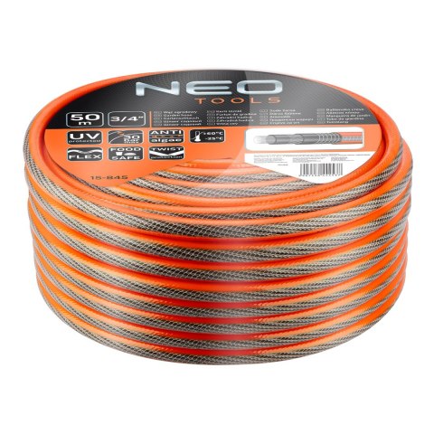 WĄŻ OGRODOWY 3/4"x50M, 6-WARSTWOWY NEO PROFESSIONAL WĄŻ OGRODOWY 3/4"x50M, 6-WARSTWOWY NEO PROFESSIONAL