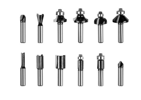 FREZY WIDIOWE, TRZ PIEŃ 8 MM, ZESTAW 12 SZT. FREZY WIDIOWE, TRZ PIEŃ 8 MM, ZESTAW 12 SZT.