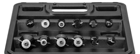 FREZY WIDIOWE, TRZ PIEŃ 8 MM, ZESTAW 12 SZT. FREZY WIDIOWE, TRZ PIEŃ 8 MM, ZESTAW 12 SZT.