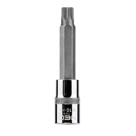 KOŃCÓWKA S PLINE NA NASADCE 1/2", M10 x 100 MM KOŃCÓWKA S PLINE NA NASADCE 1/2", M10 x 100 MM