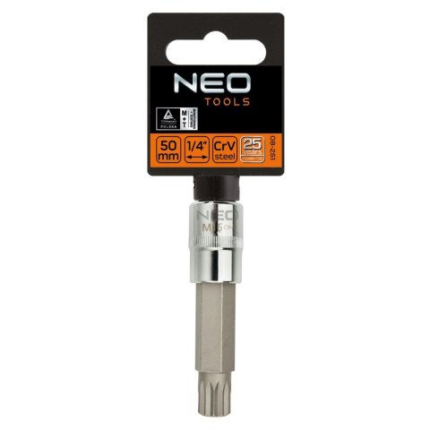 KOŃCÓWKA S PLINE NA NASADCE 1/2", M10 x 100 MM KOŃCÓWKA S PLINE NA NASADCE 1/2", M10 x 100 MM