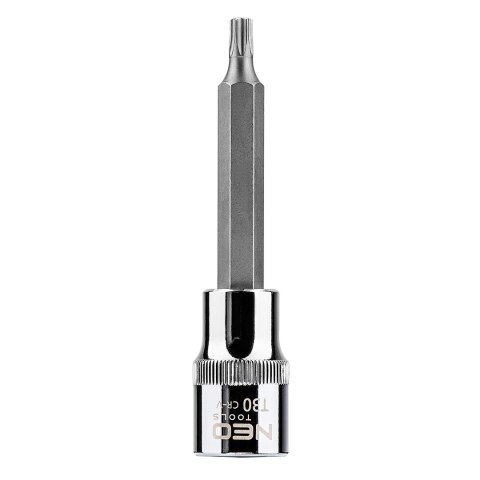 KOŃCÓWKA TORx NA NASADCE 1/2", T30 x 100 MM KOŃCÓWKA TORx NA NASADCE 1/2", T30 x 100 MM