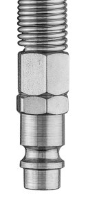 KOŃCÓWKA DO SZYBKOZŁĄCZKI Z WYJŚCIEM NA WĄŻ 6x8 MM
