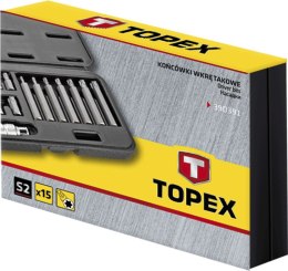 KOŃCÓWKI WKRĘTAKOWE TORx, ZESTAW 15 SZT.