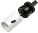 OTWORNICE BI-METALOWE 19-68 MM, ZESTAW 7 SZT.