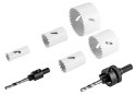 OTWORNICE BI-METALOWE 19-68 MM, ZESTAW 7 SZT.