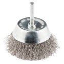 SZCZOTKA DRUCIANA DOCZOŁOWA Z TRZ PIENIEM 50 MM, INOX